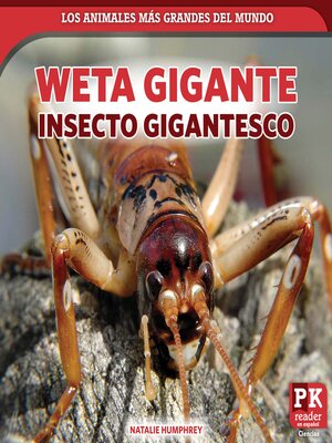 cover image of Weta gigante